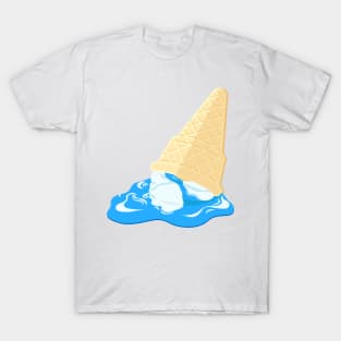 Dropped ice cream blue color T-Shirt